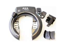 Axa Defender Rammel&aring;s + Batteri L&aring;s Shimano Holder - Svart