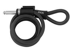 Axa Plug-In Kabel Newton &Oslash;10mm 180cm - Svart
