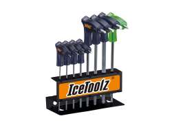 IceToolz Iinbussleutel Sett 2-2,5-3-4-5-6-8mmT25