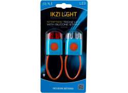 IKZI Lyssett Mini Stripties Inkl.. Batterier - Blå