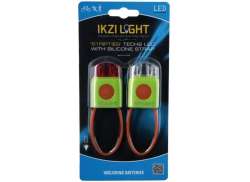 IKZI Lyssett Mini Stripties Inkl.. Batterier - Grønn