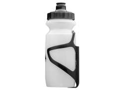 Profile Design Akser Ultimate Vannflaske + Holder Karbon - Hvit/Svart