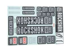 Rockshox Klistremerke Sett For. &Oslash;35mm Gaffel - Gr&aring;