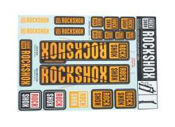 Rockshox Klistremerke Sett For. &Oslash;35mm Gaffel - Oransje