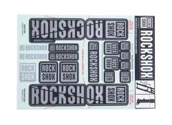 Rockshox Klistremerkesett For. &Oslash;35mm Dual Krone - Gr&aring;