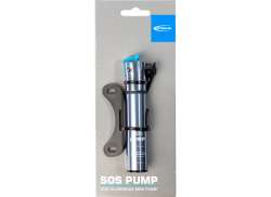 Schwalbe SOS Mini Pumpe 6 Stang Dv/Pv/Sv - S&oslash;lv