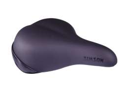 Simson Comfort Sykkelsadel 254 x 225mm - Svart