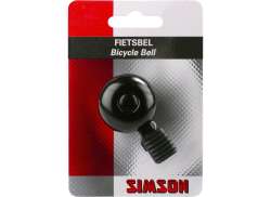 Simson Mini Ringeklokke &Oslash;32mm Aluminium - Svart