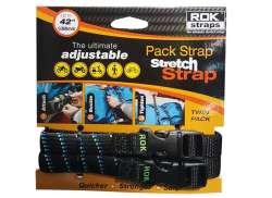 Skj&oslash;rt Pack Strap Stretch Strammer 16 x 1060mm - Svart/Bl&aring;
