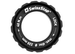 SwissStop L&aring;sering Bremseskive For. &Oslash;220mm - Svart