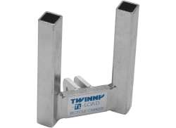 Twinny Load F&oslash;ringshylse Sykkelholder 150mm - S&oslash;lv