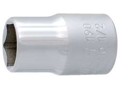 Unior 190/1 6P Pipen&oslash;kkel 1/2&quot; 15mm - S&oslash;lv