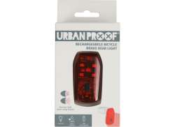 Urban Proof Baklys LED Bremselys USB - R&oslash;d