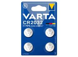 Varta CR2032 Knappcelle Batteri - S&oslash;lv (4)
