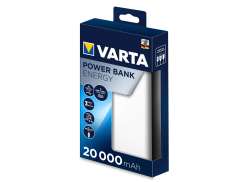 Varta Energy Powerbank 20000mAh USB/USB-C - Hvit