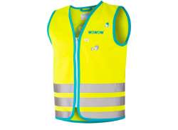 Wowow Crazy Monster Barn Vest Fluo Gul